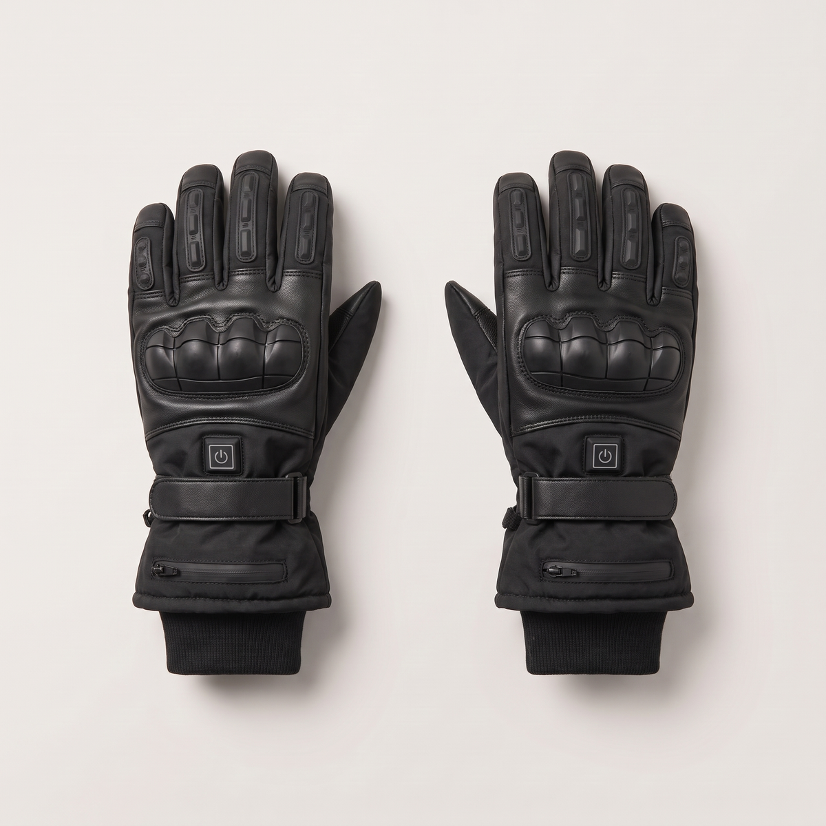 ALOVSTEIN Heated Gloves in black, back of hand