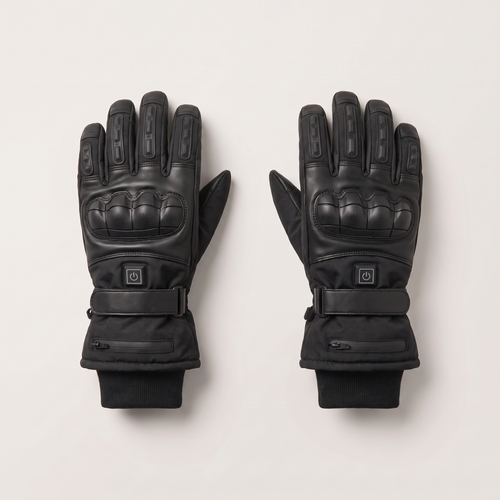 ALOVSTEIN Heated Gloves in black, back of hand