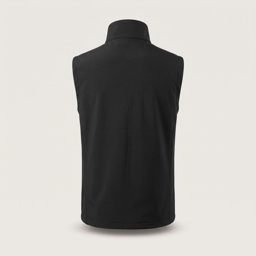 ALOVSTEIN Heated Vest in black, back view