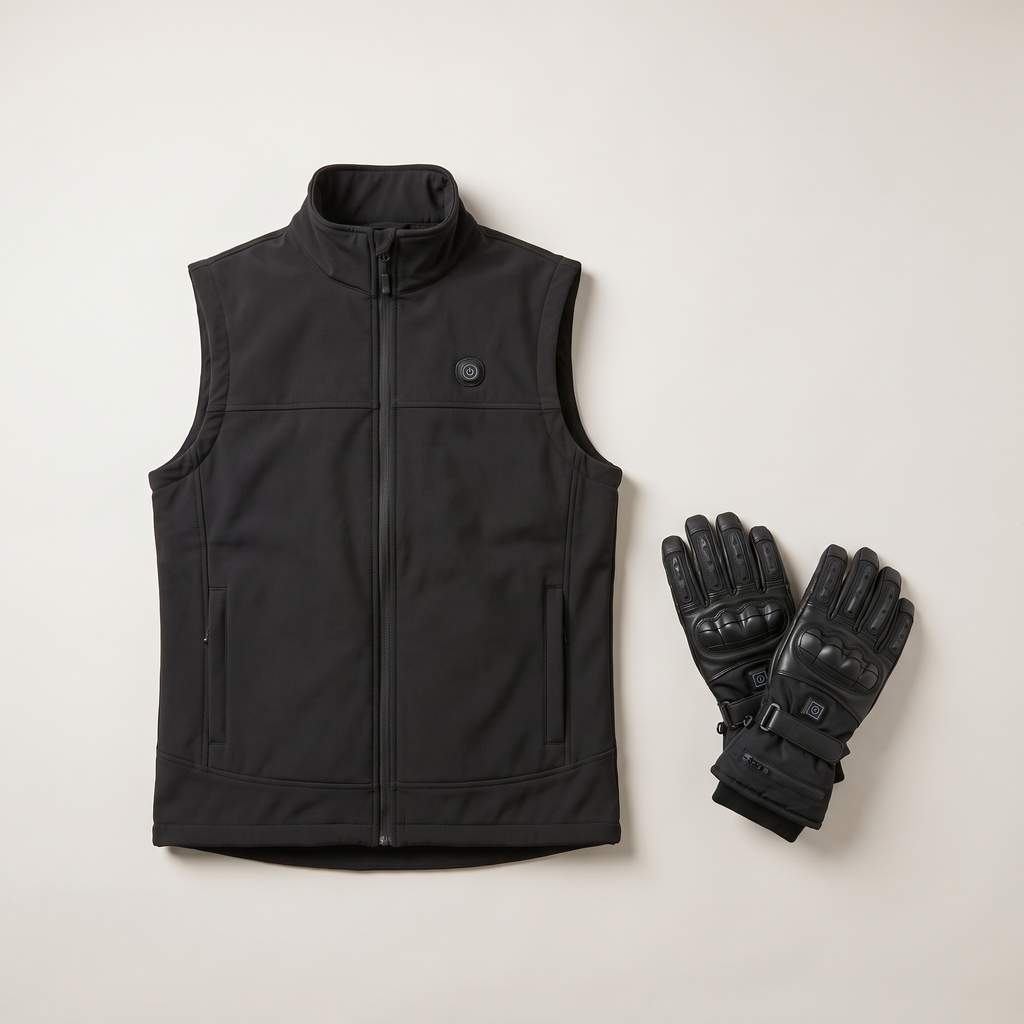 Winter Work Kit: heated vest and heated gloves